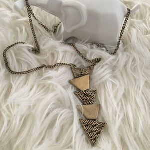 Triangular necklace